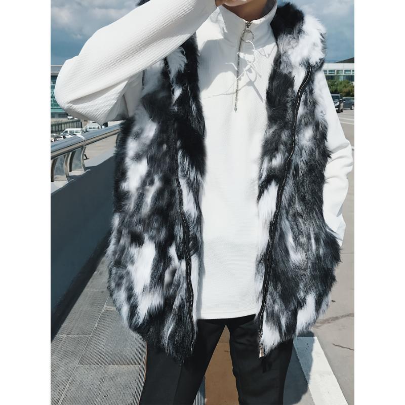 Crossfit Vest - Men's Loose Fit Fur Vest D