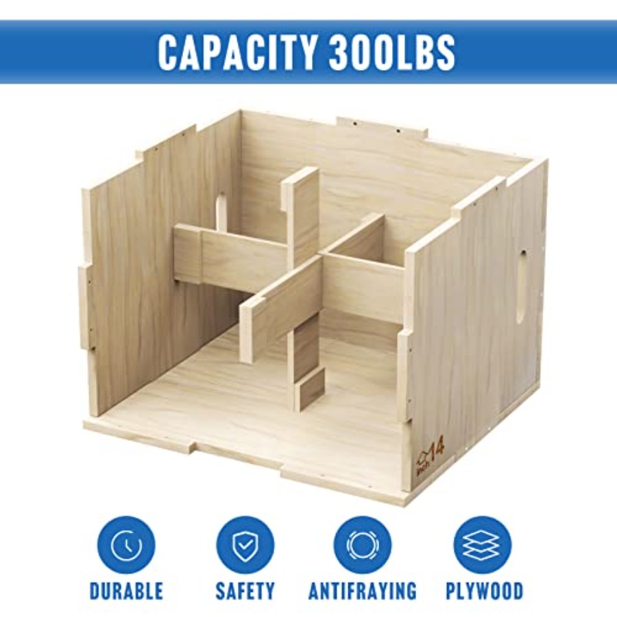 3 in 1 Wooden Plyo Box for Jum - đánh giá và giá Box Jump Plyo