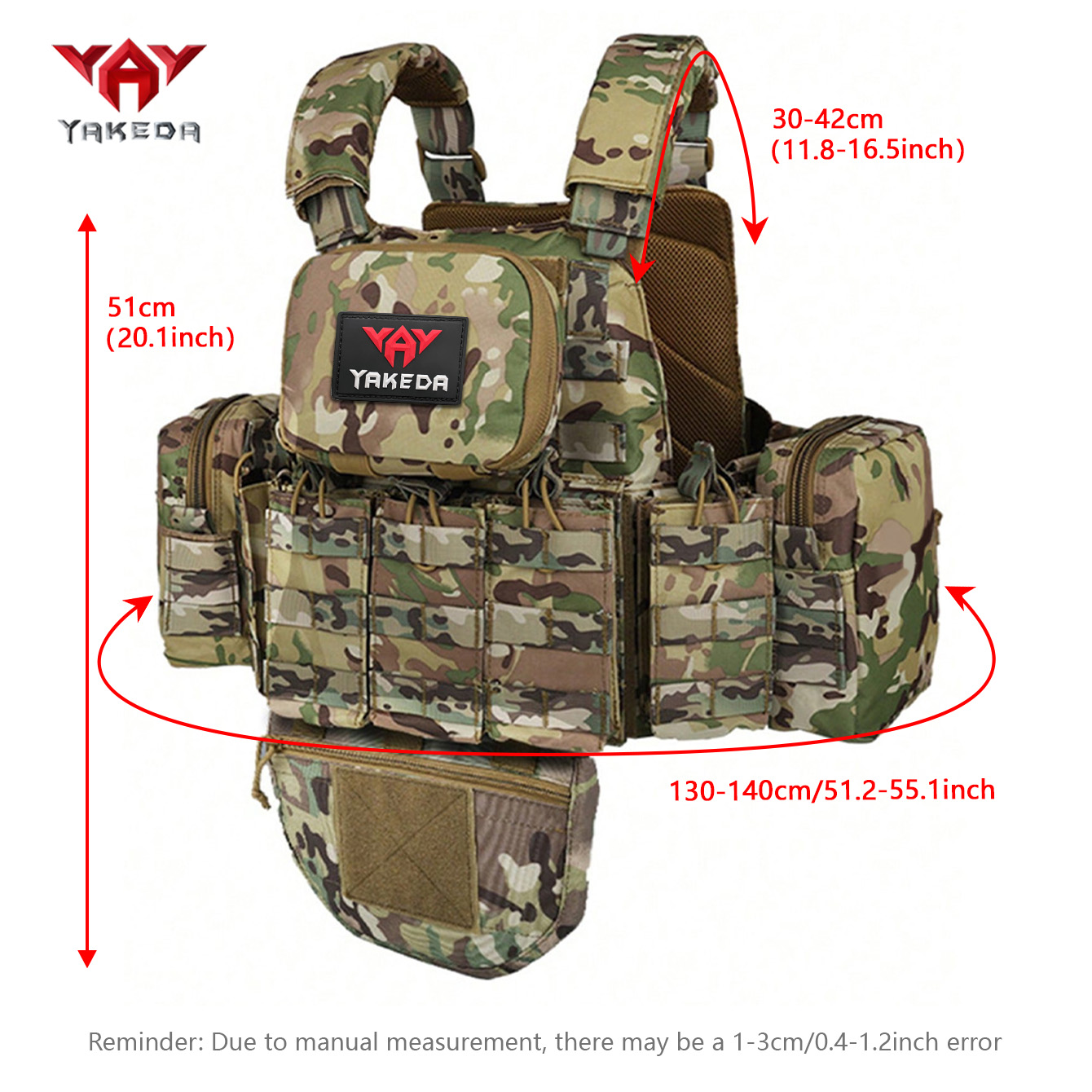 YAKEDA   The eight-piece hunti - đánh giá và giá Crossfit Vest