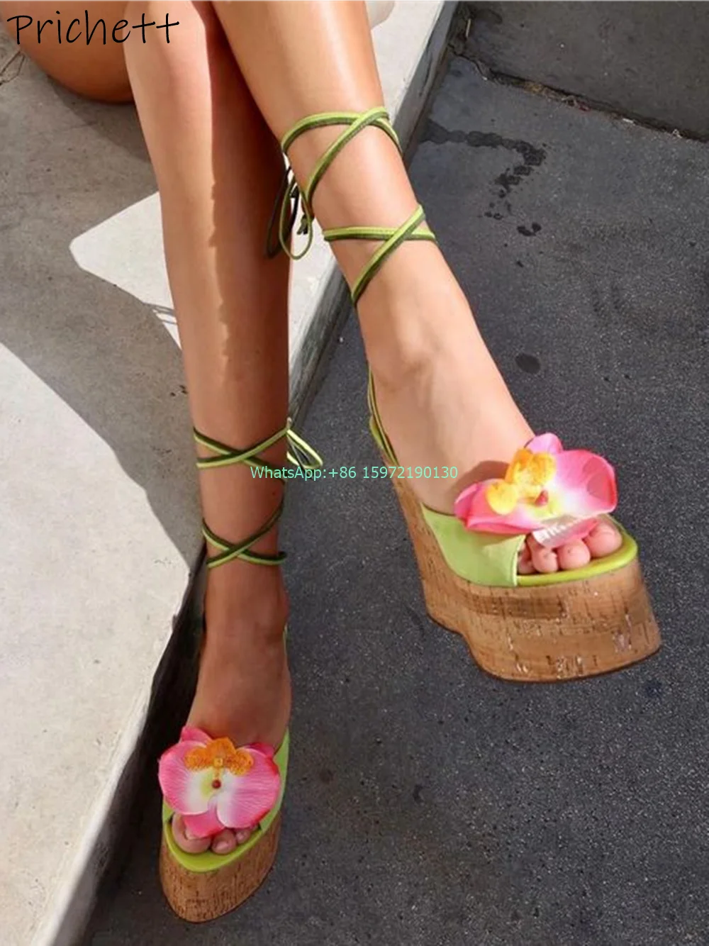 Platform Wood Grain Flower San - đánh giá và giá Crossfit Ladies