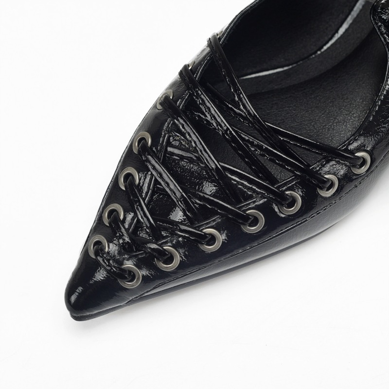 Pointed Toe Lace Up Women Slip - đánh giá và giá Crossfit Ladies